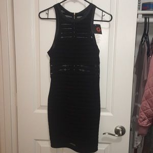 G by guess jet black dress
